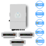 Invertor Deye 15kW, SUN-15K-SG05LP3-EU-SM2 + Acumulator Pytes 15.36kWh, v5a