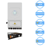 Invertor Deye 6kW, SUN-6K-SG05LP1-EU-AM2-P + Acumulator V-TAC 5.12kWh