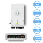 Invertor Deye 6kW, SUN-6K-SG05LP1-EU-AM2-P + Acumulator Pytes 5.12kWh, v5a