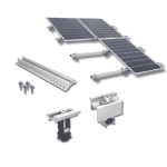 Kit structură pentru 12 panouri fotovoltaice, 1 rând, panou tip sandwich